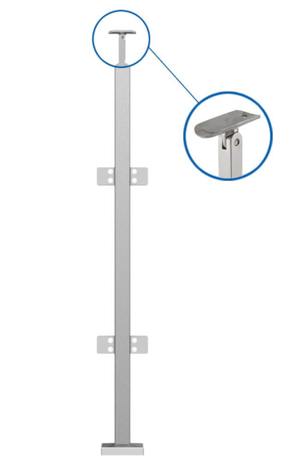 Square posts and fitting