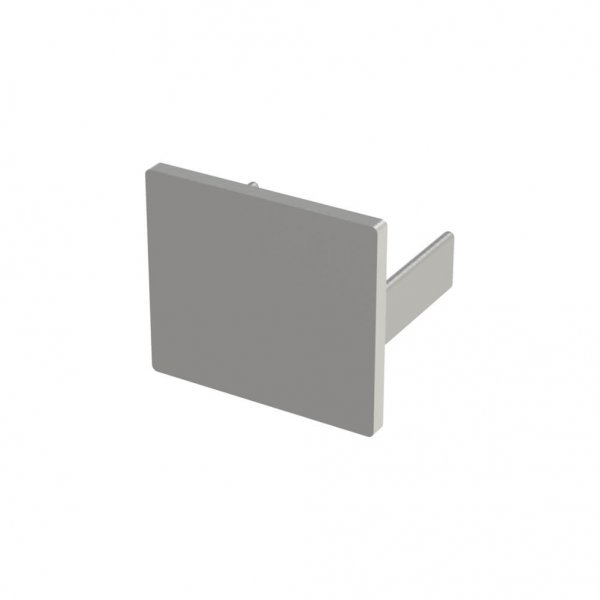 End cap - Square cap rail