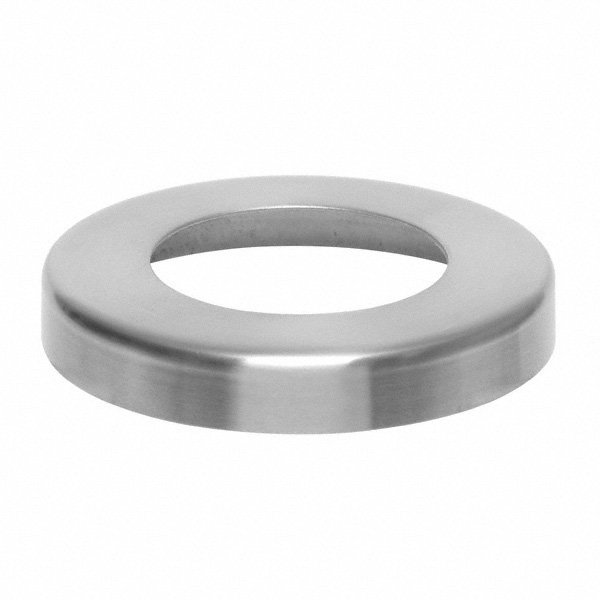 Cover plate for wall flange