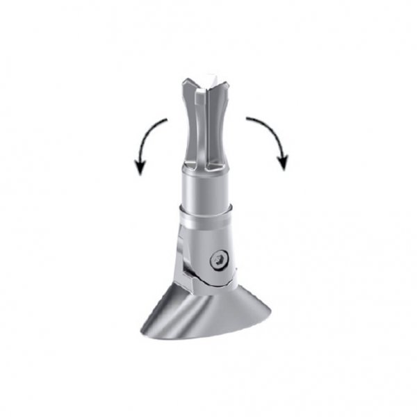 Adjustable internal fit base flange