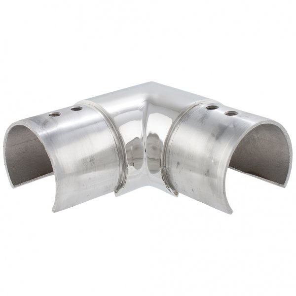 42.4mm Diameter - Cap rail. 90 degree connector. Mirror