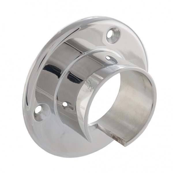42.4mm Diameter - cap rail wall flange. Mirror
