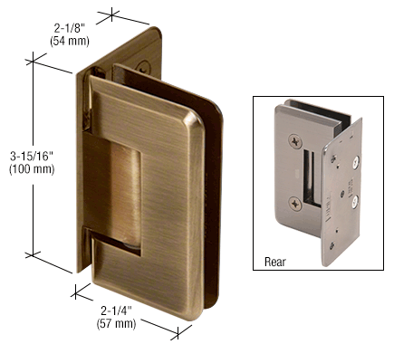 Cologne wall to glass hinge