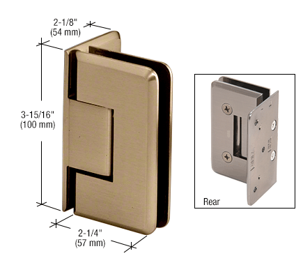 Cologne wall to glass hinge