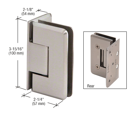 Cologne wall to glass hinge