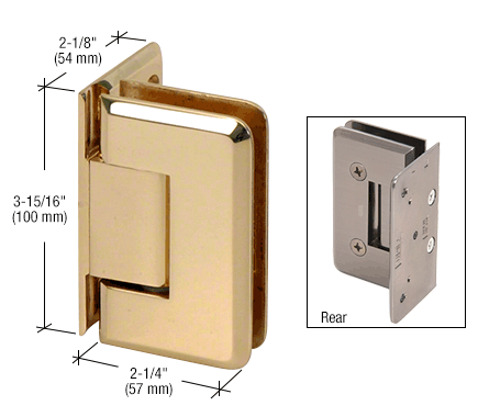 Cologne wall to glass hinge