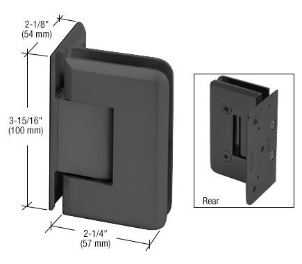 Cologne wall to glass hinge