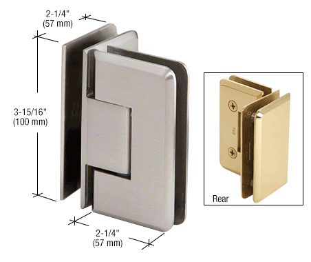 Cologne 90 degree glass to glass hinge