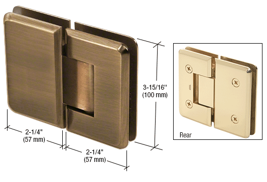 Cologne 180 degree glass to glass hinge