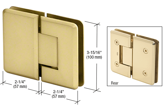 Cologne 180 degree glass to glass hinge