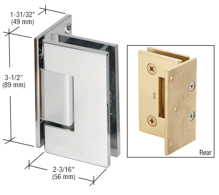 Geneva wall to glass hinge