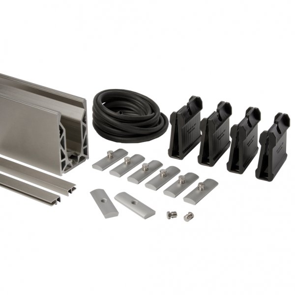 Base fix channel kit -  6m Satin