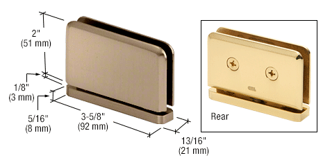 Prima top & bottom mounted hinge
