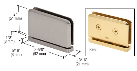 Prima top & bottom mounted hinge