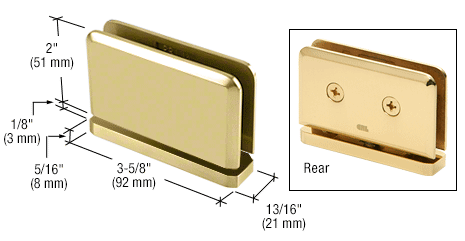 Prima top & bottom mounted hinge