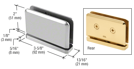 Prima top & bottom mounted hinge