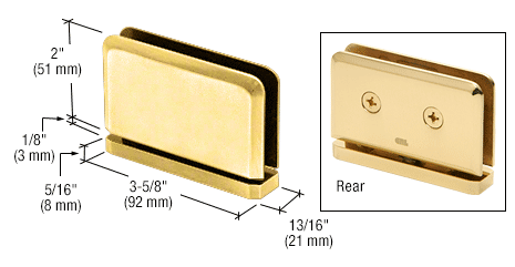 Prima top & bottom mounted hinge