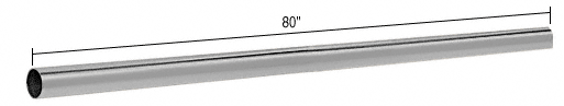 Support arm parts - wall to glass 2000mm