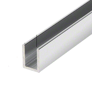 Fixed screen U-channel 10mm