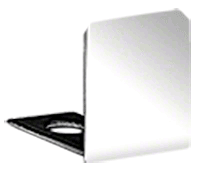 Fixed screen U-channel end cap 10mm