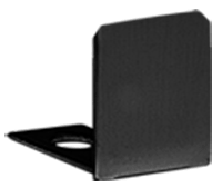 Fixed screen U-channel end cap 10mm