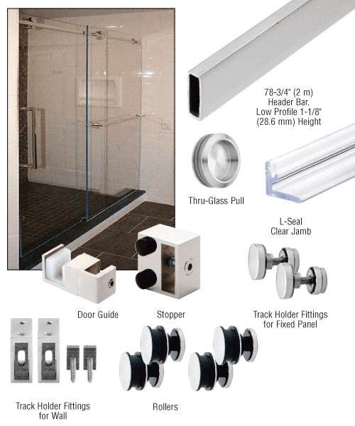 Serenity sliding door kit