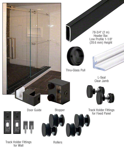 Serenity sliding door kit