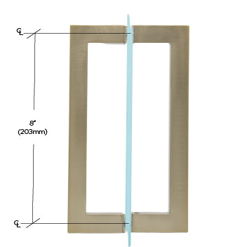 Pull handles - square