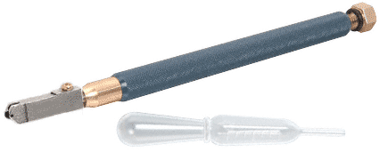 Narrow Head Oil Glass Cutter Brass Handle TC10B