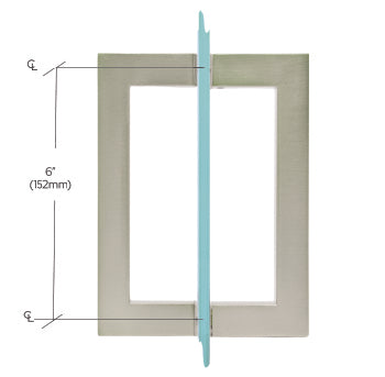 Pull handles - square