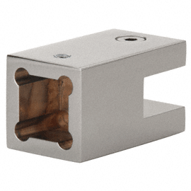 Square support arm - glass bracket