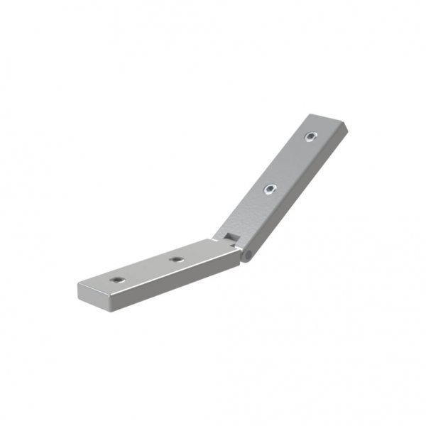 90-180 degree adjustable square cap rail connector - vertical
