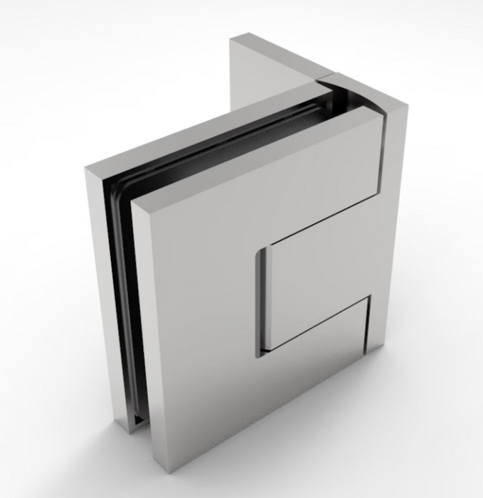 Bellagio wall to glass hinge