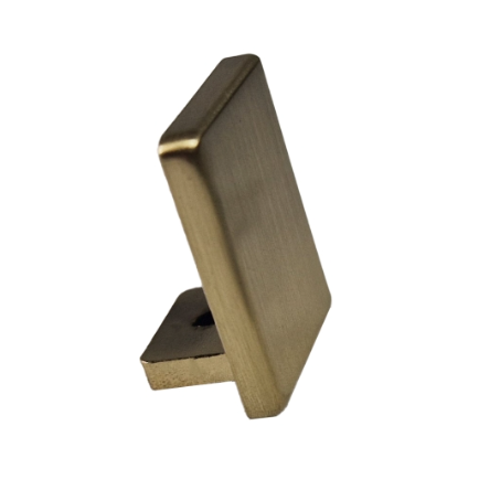 Fixed screen U-channel end cap 10mm