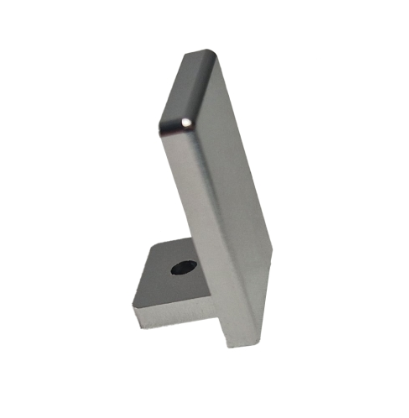 Fixed screen U-channel end cap 12mm