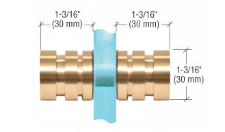 Contemporary round knob