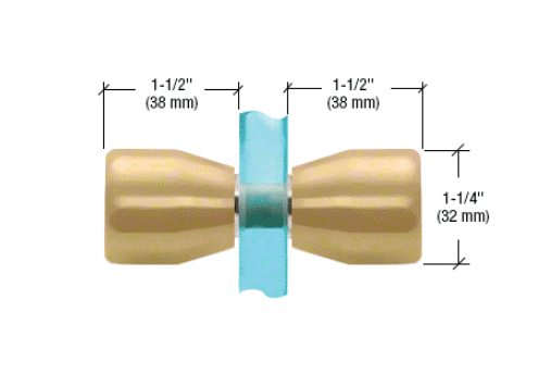 Bow-tie knob