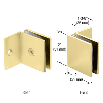 Glass clamp - square wall clamp