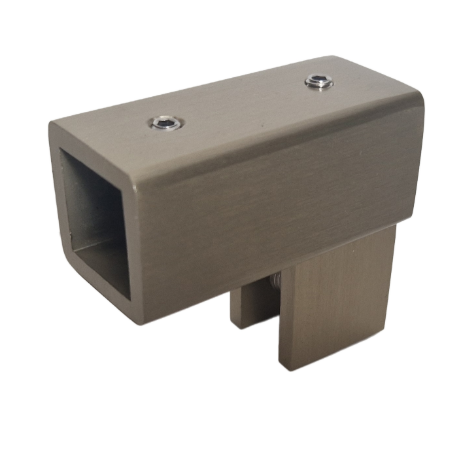 Square support arm u-bracket top mount