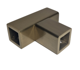 Square support arm T bar connector