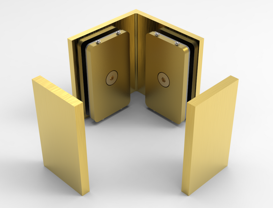 Bellagio 90 degree glass to glass clamp