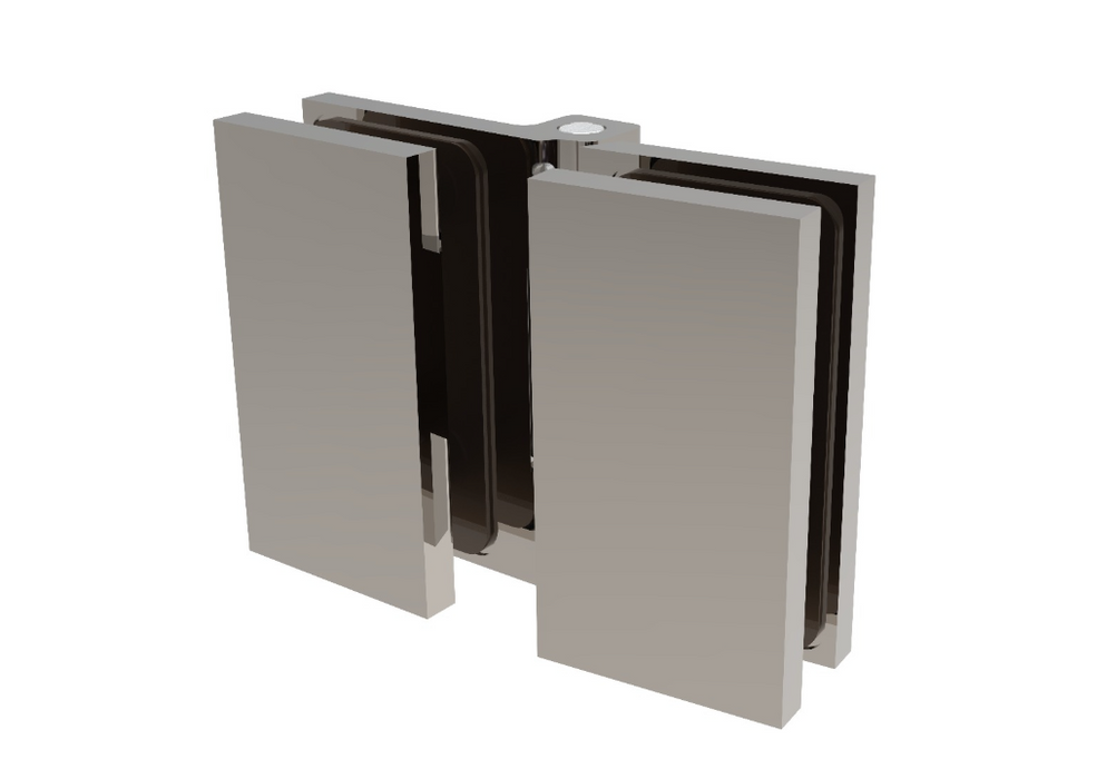 Bifold hinge - glass to glass