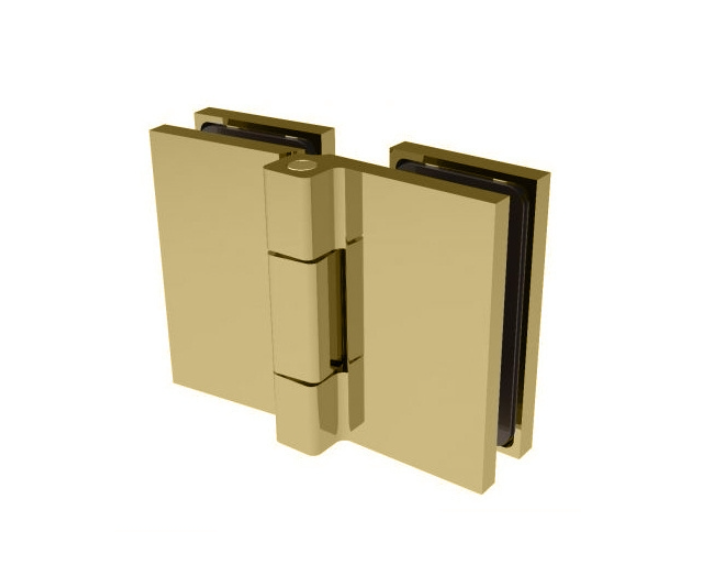 Bifold hinge - glass to glass