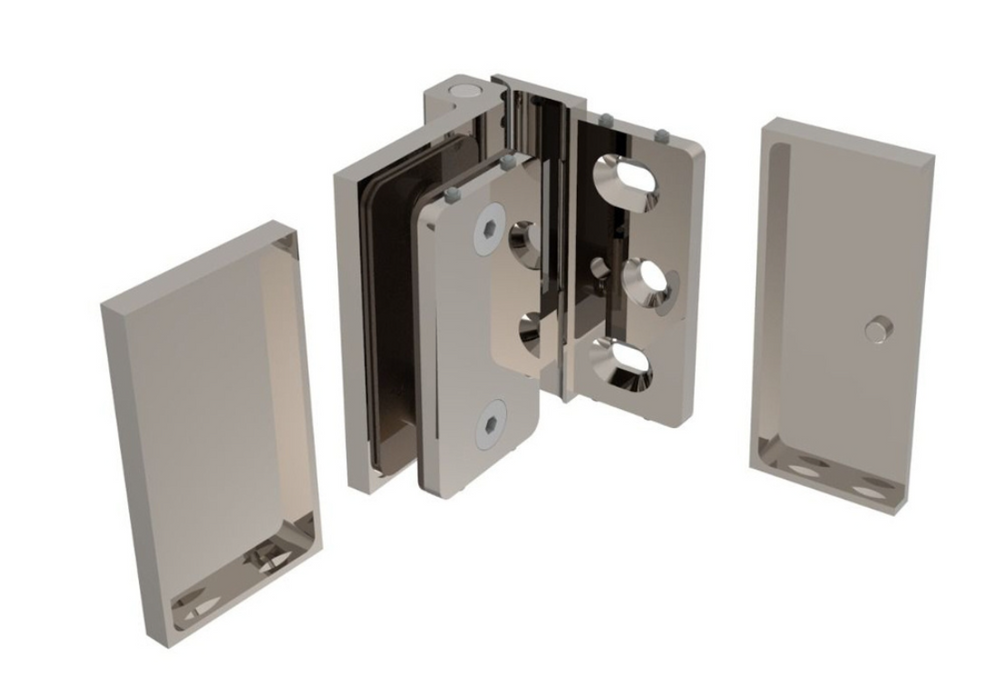 Bifold hinge - glass to wall