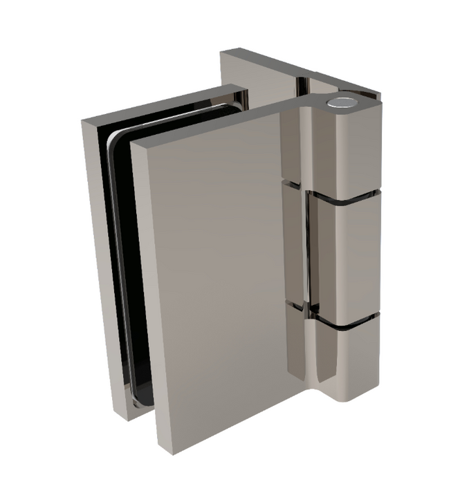 Bifold hinge - glass to wall