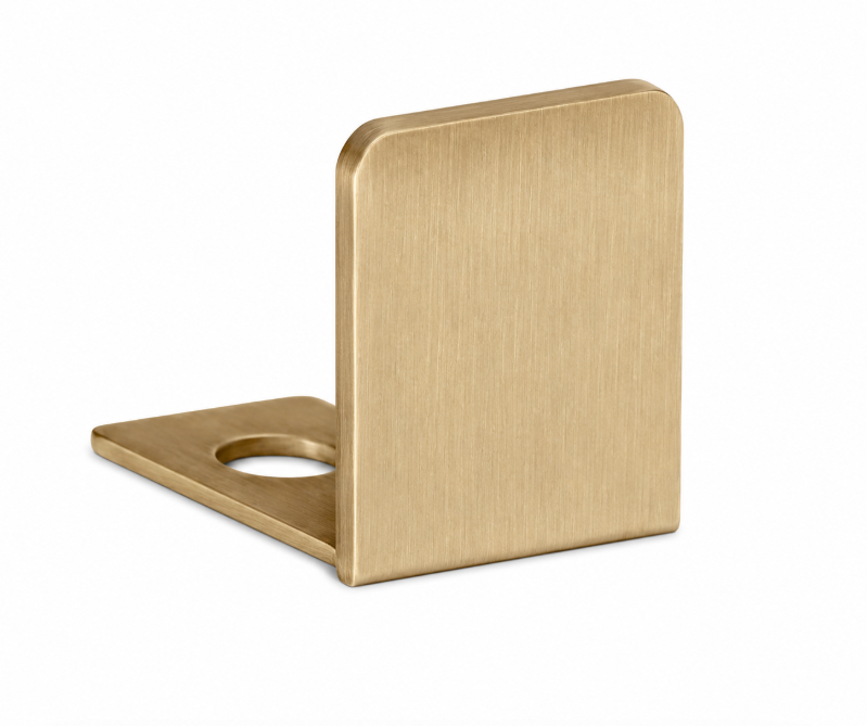 Fixed screen U-channel end cap 10mm