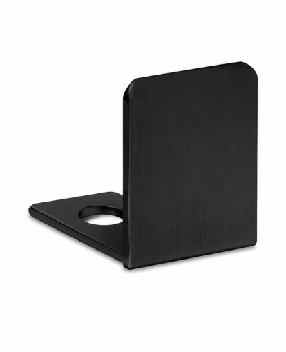 Fixed screen U-channel end cap 10mm