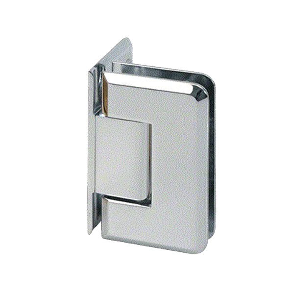 Wall to glass hinges