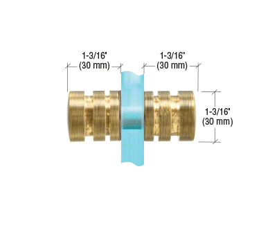 Contemporary round knob