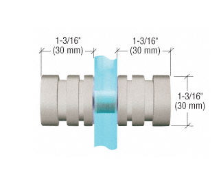 Contemporary round knob